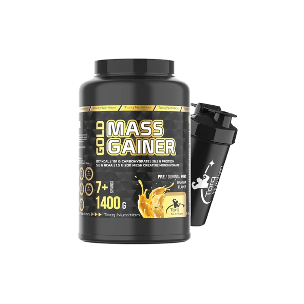 Torq Nutrition Gold Mass Gainer Karbonhidrat Tozu 1400 Gr - Muz