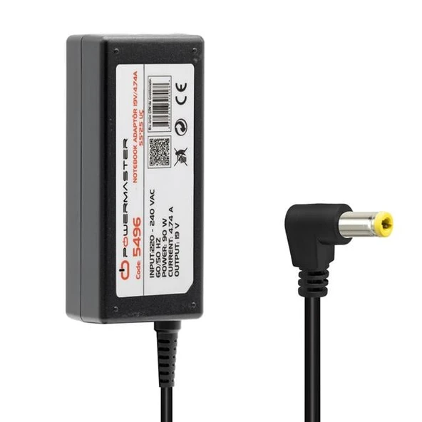 Powermaster PM-5496 19 Volt - 4.74 Amper 5.5*2.5 Mm Uçlu Adaptör (Toshiba Notebook - Hp Notebook) - Resim 7