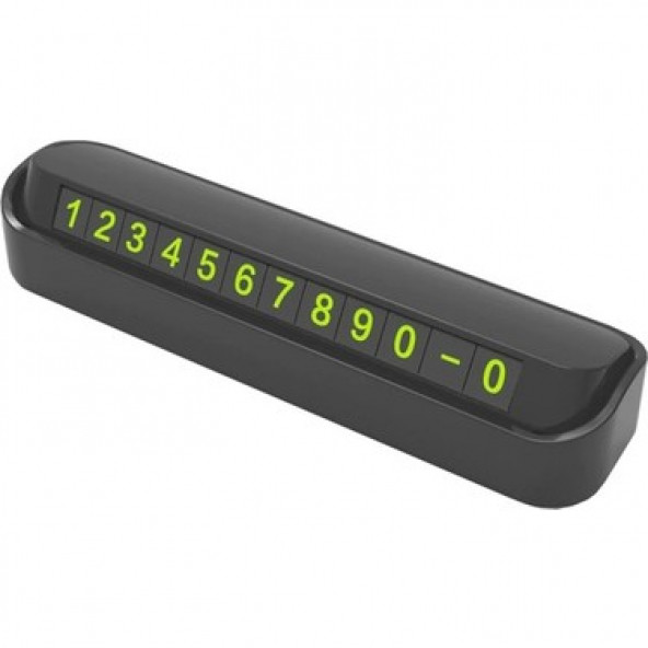 10'li Geçici Araç Park Numaratör Araç Park Telefon Numarası (10 adet) ürün görseli 1