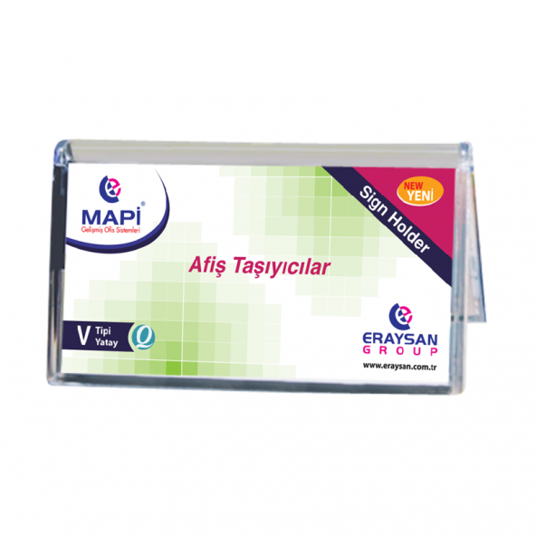 MAPİ V TİPİ YATAY AFİŞ TAŞIYICI STAND    (120X70)