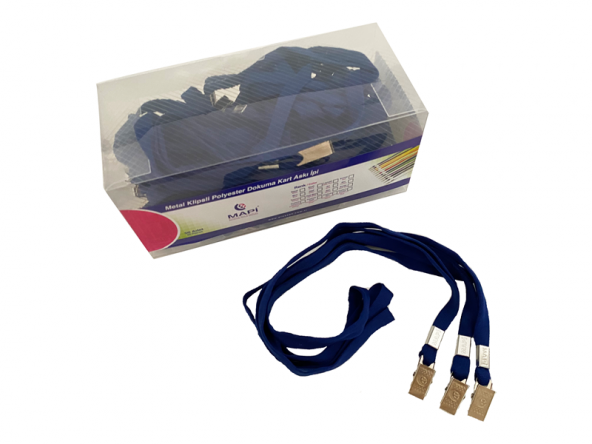 MAPİ KLİPSLİ-POLYESTER DOKUNMA K. ASKI İPİ LACİVE.50Lİ PAKET