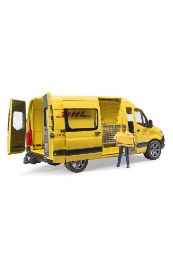 Bruder Br02671 Mercedes Benz Srinter DHL Minibüsü ve Sürücüsü - Resim 3