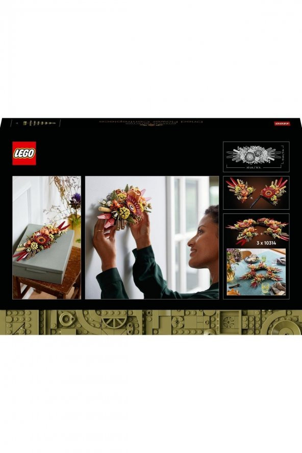 LEGO 10314 Icons Kuru Çiçek Aranjmanı - 6
