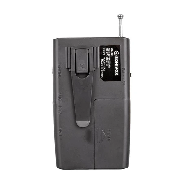 Sonivox VS-R2 Analog Radyo Gümüş Renk - 4