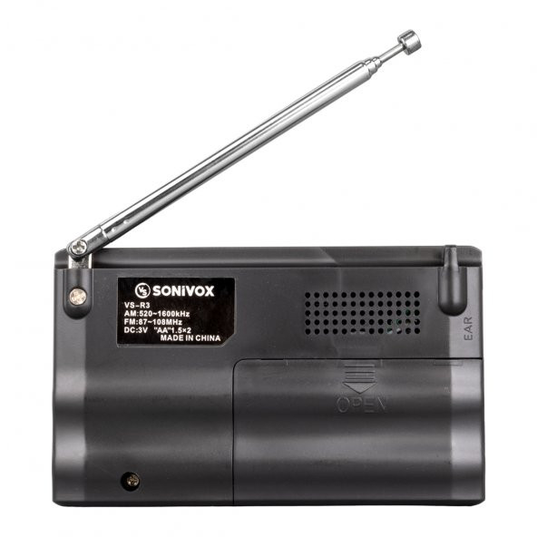 Sonivox VS-R3 Analog Radyo Gümüş Renk - 2