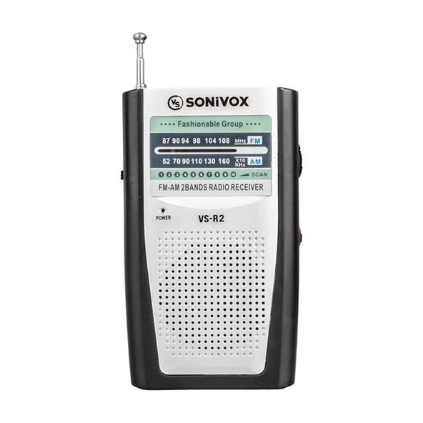 Sonivox VS-R2 Analog Radyo Gümüş Renk - 3
