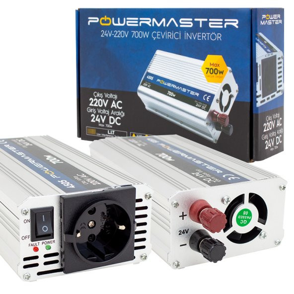 Powermaster PM-4505 24 Volt - 700 Watt Modifiye Sinüs İnverter - 3