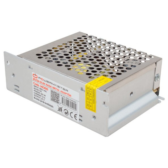 POWERMASTER 34.MA.0004 12 VOLT - 5 AMPER METAL KASA ADAPTÖR - 2