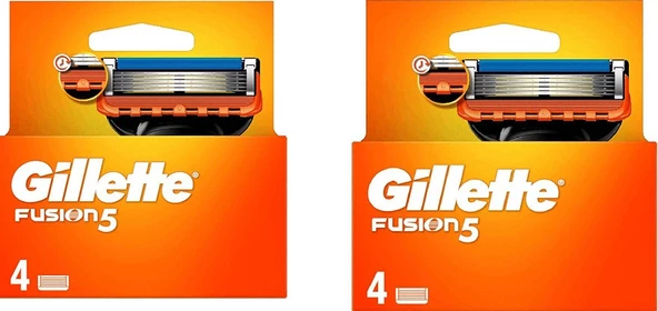 Gillette  Fusion5 Tıraş Bıçağı 4'lü Yedek 7702018866984 X 2 ADET - 1