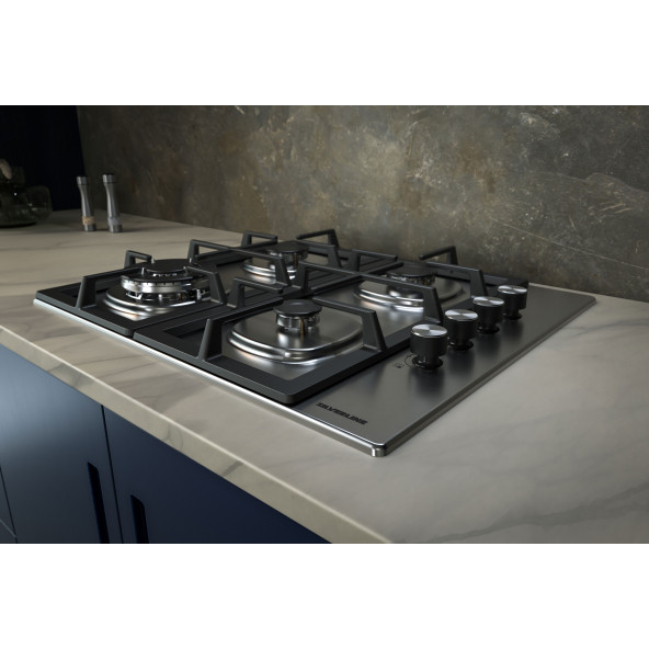 Silverline AS5633X01 İnox Ankastre Ocak Woklu - 3