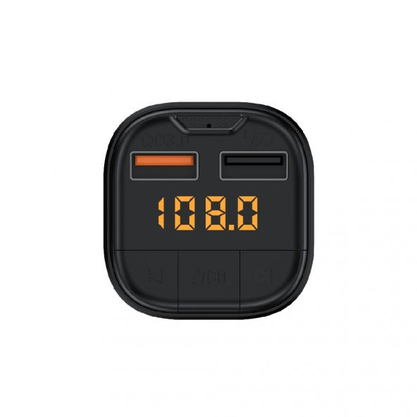 LinkTech GR15 18W PD + QC3.0 Led Ekranlı  FM Transmitter - 3