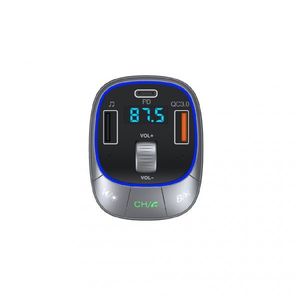 LinkTech GF17 48W PD + QC3.0 LED Ekranlı FM Transmitter - 3