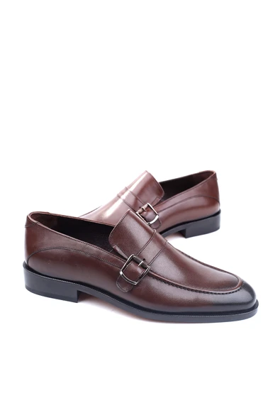 Oskar 2472 Erkek Klasik Kösele Taban Günlük Deri Ayakkabı - Resim 2