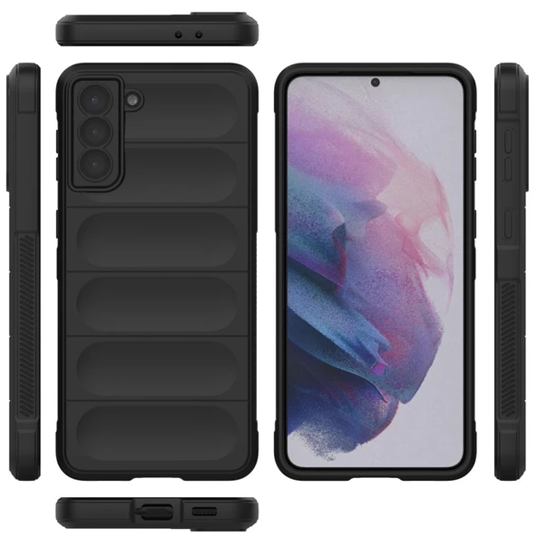 Samsung Galaxy S22 Plus Kılıf Optimum Lens Çerçeveli Silikon Kapak - 4