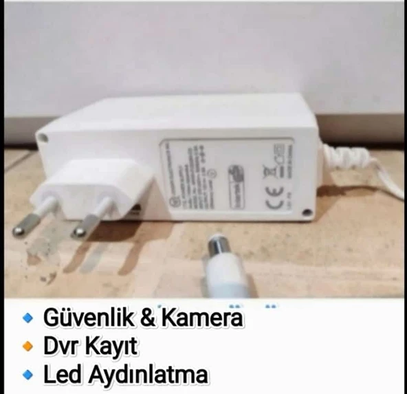 Liteon 12 Volt 2.5 Amper Masa Tipi Power Adaptör