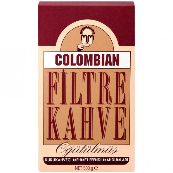 Kurukahveci Mehmet Efendi Colombian Filtre Kahve 500 gr