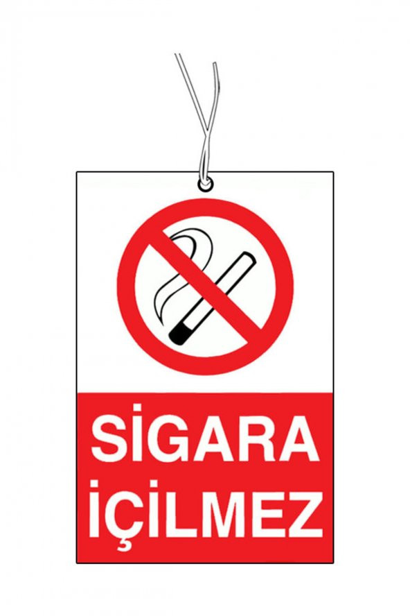 Sigara Içilmez No Smoking Tasarımlı Dekoratif Oto Araç Kokusu Ve Aksesuarı