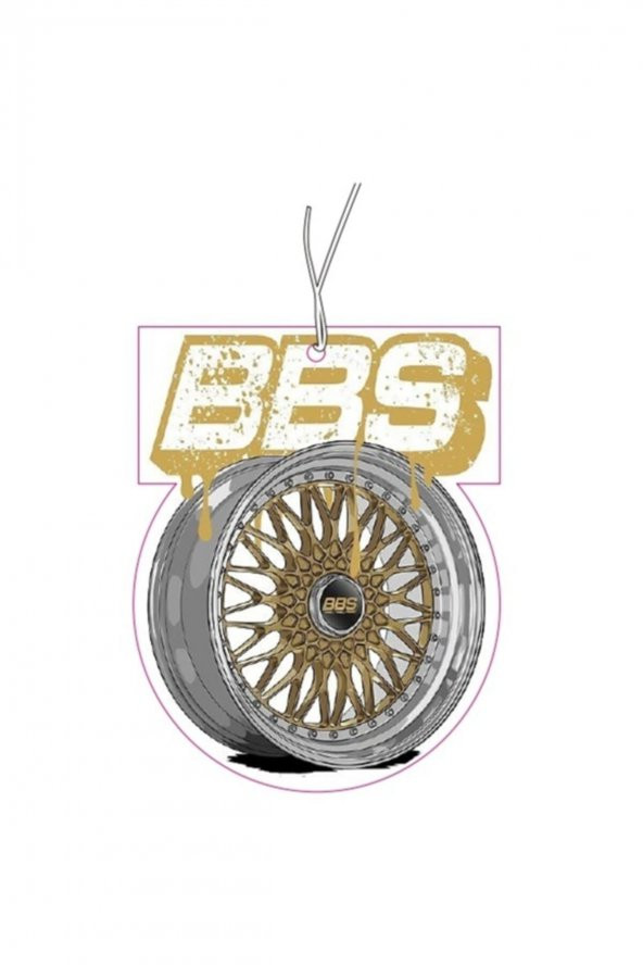 Bbs Rs2 Gold Jant Dekoratif Oto Ayna Kokusu Ve Aksesuarı