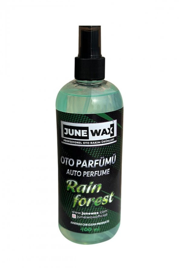 June Wax Rain Forest Parfüm Esanslı 400 Ml Sprey Oto Araç Kokusu