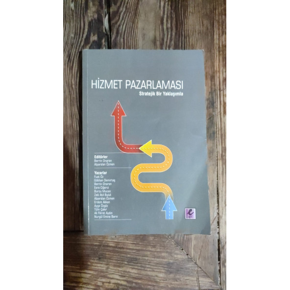 HİZMET PAZARLAMASI STRATEJİK BİR YAKLAŞIMLA ..  Berrin onaran alparslan özmen ürün görseli