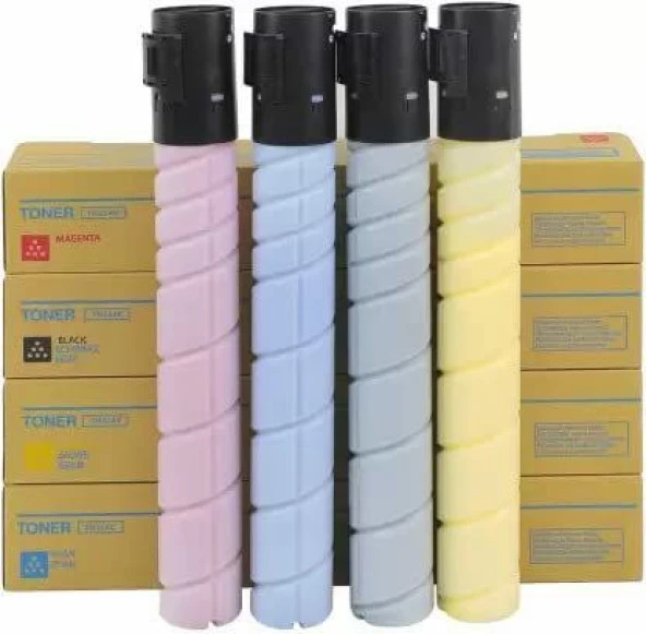 Konica Minolta TN-324 Orjinal Toner Set / Bizhub C258 / C308 / C368