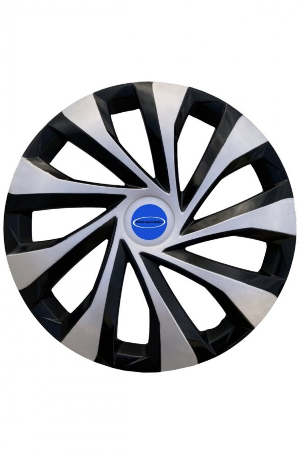 Ford Fiesta 14"inç Kırılmaz 4 Adet 1 Takım Siyah Gri Jant Kapağı