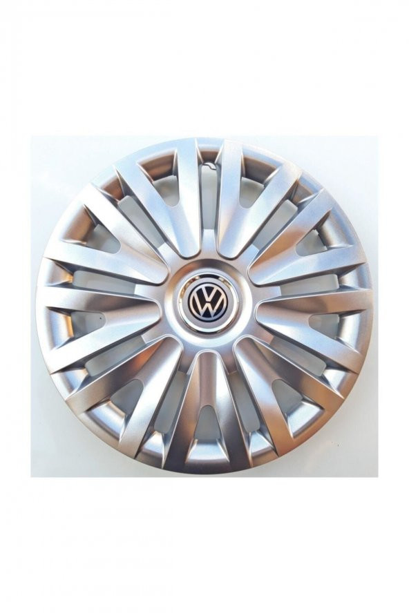 Volkswagen Polo - Golf - Bora 14'' Inç Jant Kapağı 4 Adet Kırılmaz Esnek - Amblem Hediyeli