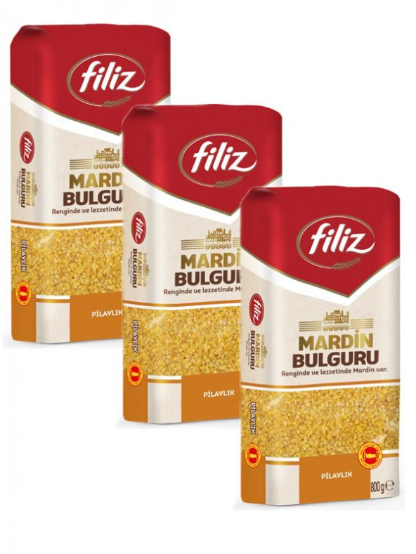 Mardin Pilavlık Bulgur 800 gr, 3 adet