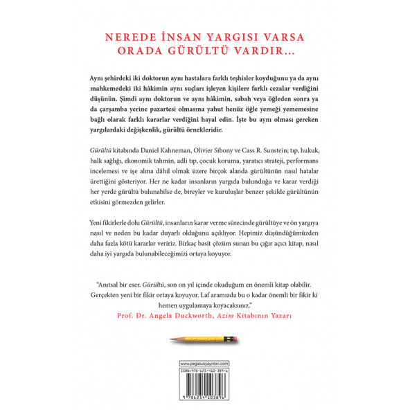 Gürültü - İnsan Yargısında Hata - 2