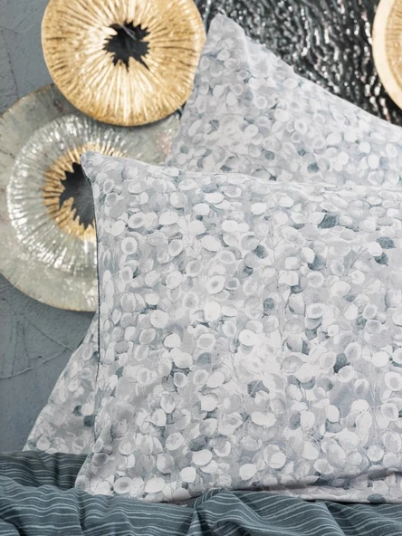 Cotton Box Tek Kişilik Minimal Nevresim Takımı Molly Antrasit - Resim 3