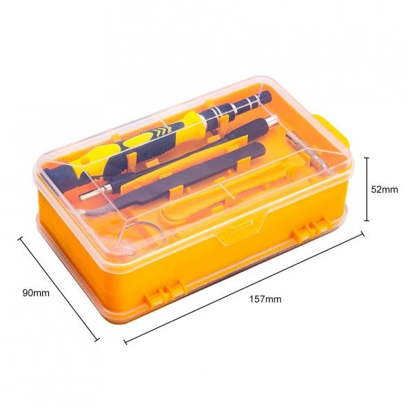 DailyTech 115 in 1 Hassas Sarı Çoklu Tornavida Seti El Alet Takımı - 6