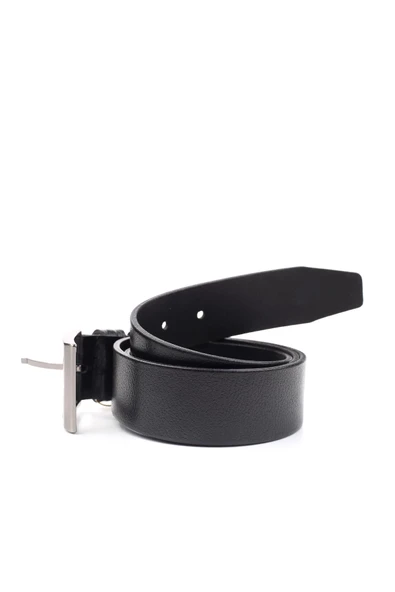 Papuç Sepeti Smt-3368 Erkek Hakiki Deri Klasik Kumaş Kemeri - Resim 3