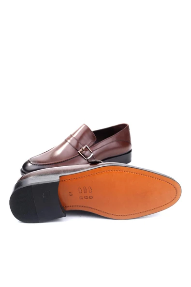 Oskar 2472 Erkek Klasik Kösele Taban Günlük Deri Ayakkabı - Resim 10