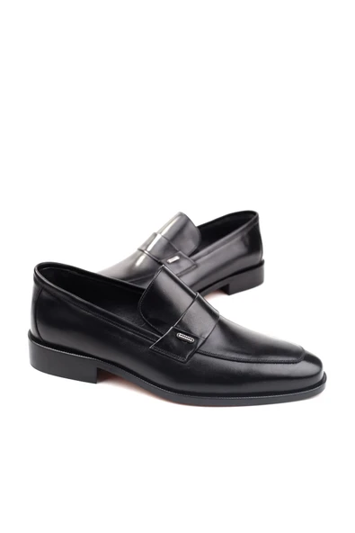 Oskar 2165 Erkek Klasik Kösele Taban Günlük Deri Ayakkabı - Resim 2