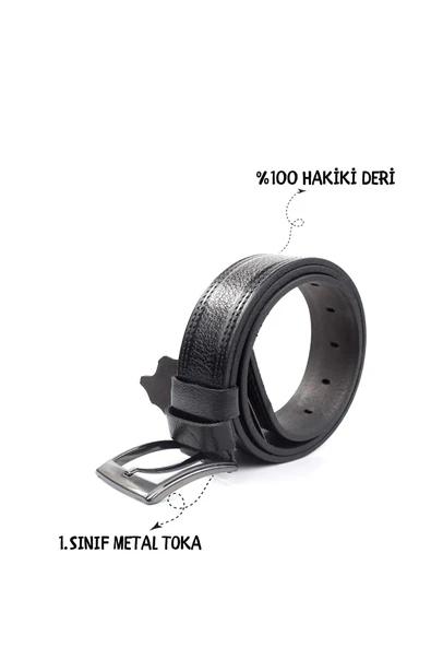 Papuç Sepet Smt-3367 Erkek Hakiki Deri Klasik Kot Kemeri ürün görseli