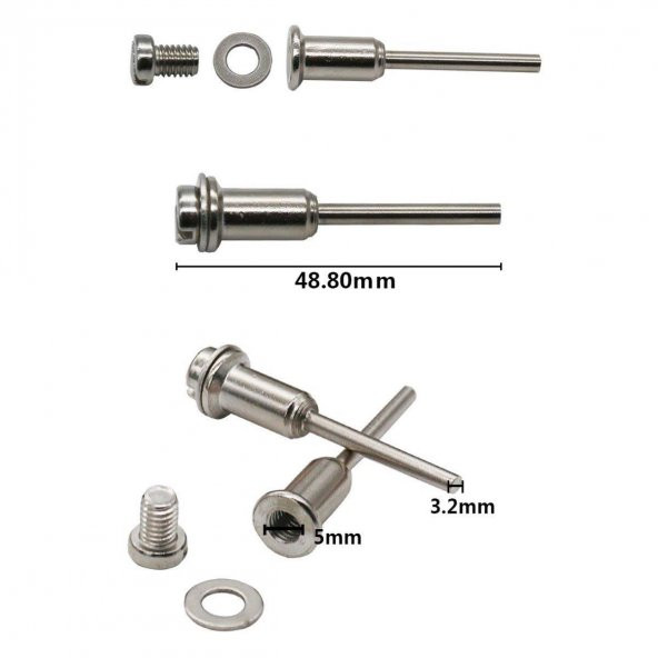 Zhltools 6 Parça Mini Matkap Ucu Ahşap Kesme Yuvarlak Çelik Bıçak Testere Diski - 4