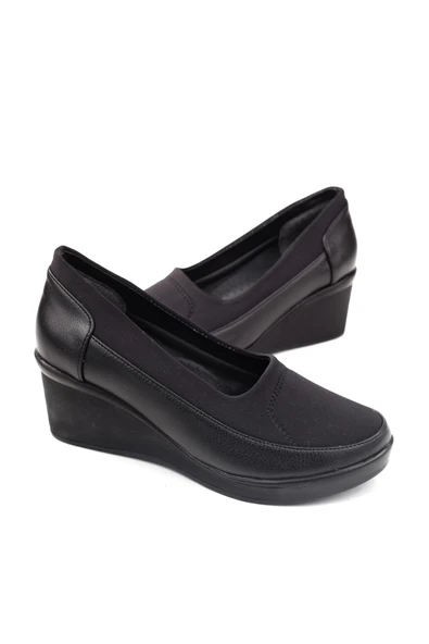 Mavişim 3334 Kadın Dolgu Topuk Strech Ayakkabı - Resim 2