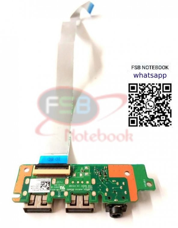 Lenovo G700 G710 20252 80AH 17.3 inç Notebook Audio Jack USB Port Board