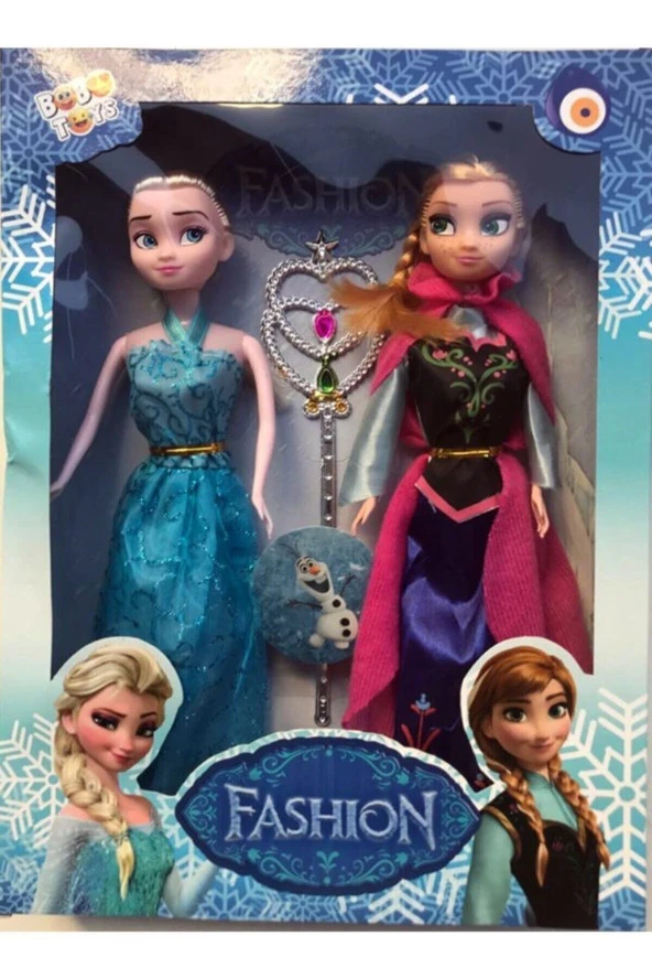 BamBamToys Elsa Ve Anna 2 Li Büyük Boy 29cm