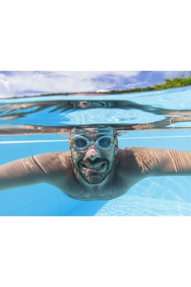 14+ Yaş Yetişkin Yüzücü Gözlüğü Vakumlu Uv Korumalı Darbeye Dayanıklı Deniz Gözlüğü Adult Goggles - 7