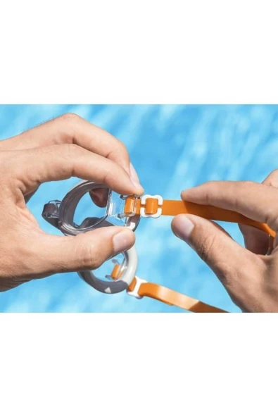 14+ Yaş Yetişkin Yüzücü Gözlüğü Vakumlu Uv Korumalı Darbeye Dayanıklı Deniz Gözlüğü Adult Goggles - 6