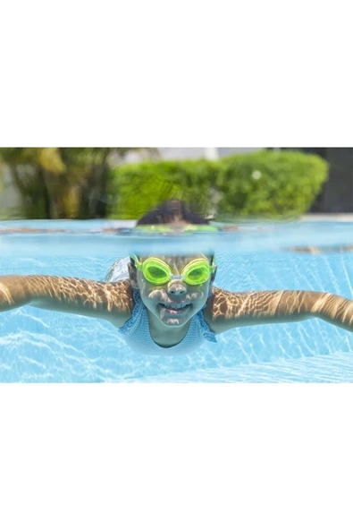 3-6 Yaş Çocuk Yüzücü Gözlüğü Vakumlu Uv Korumalı Darbeye Dayanıklı Deniz Gözlüğü - 7