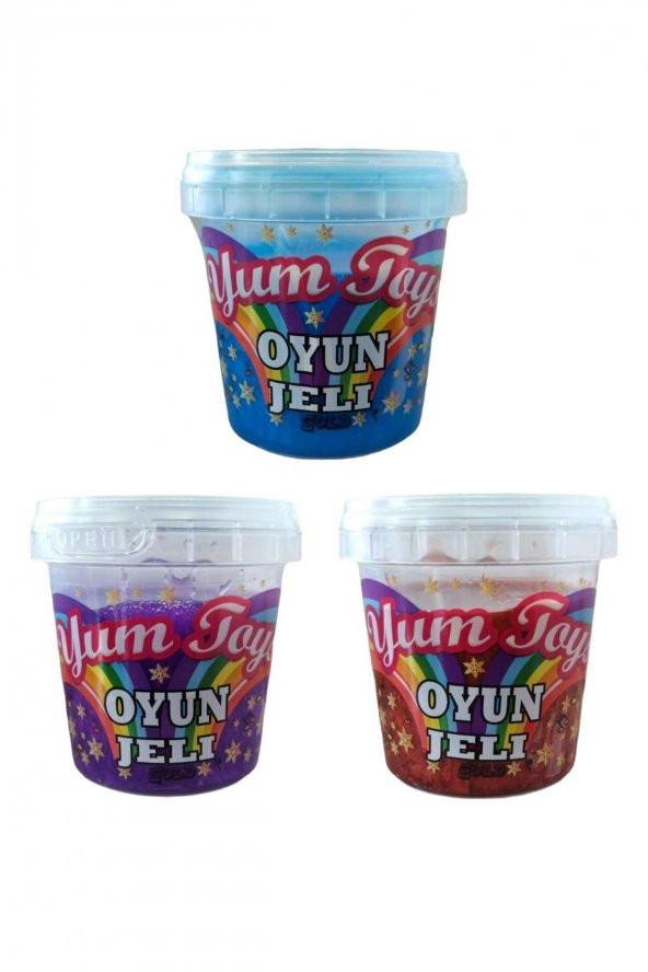 BamBamToys Slime Oyun Jeli - Slaym - Metalik - Ce Belgeli - 140 gr - 3 Adet Renk Seçin