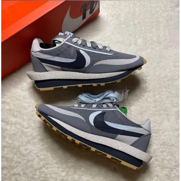 Nike LD Waffle sacai CLOT Kiss of Death 2 Cool Grey