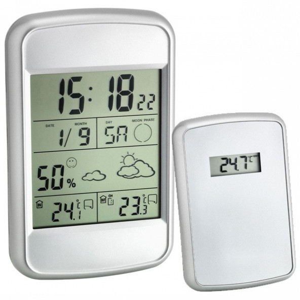 TFA 35.1123 Hava Tahminli İç Sıcaklık ve Nem, Dış Sıcaklık Ölçer ürün görseli