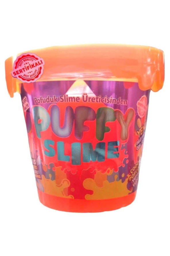 BamBamToys Puffy Slime Yeni Trend Slime -Pofuduk Slime Neon Renkli 120 Gr Slaym