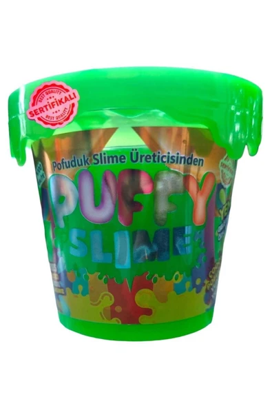 BamBamToys Puffy Slime Yeni Trend Slime -2 Adet Pofuduk Slime Neon Renkli 120 Gr Slaym - 3
