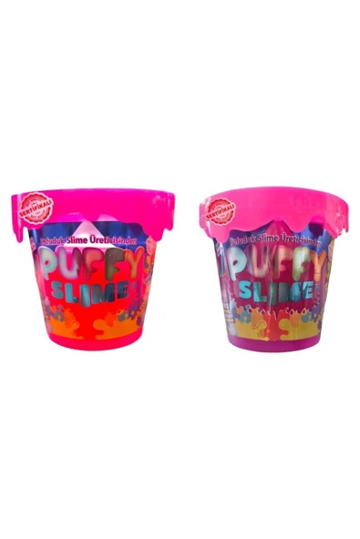 BamBamToys Puffy Slime Yeni Trend Slime -2 Adet Pofuduk Slime Neon Renkli 120 Gr Slaym