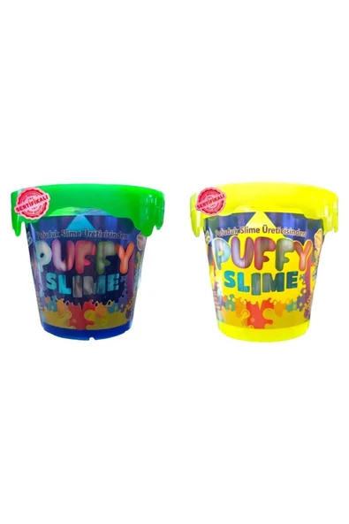 BamBamToys Puffy Slime Yeni Trend Slime -2 Adet Pofuduk Slime Neon Renkli 120 Gr Slaym ürün görseli
