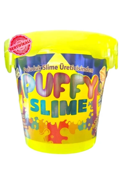 BamBamToys Puffy Slime Yeni Trend Slime -2 Adet Pofuduk Slime Neon Renkli 120 Gr Slaym - Resim 3